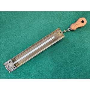 Antique Brass Taylor Thermometer.